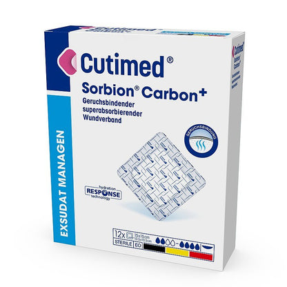 Cutimed Sorbion Carbon+, επίδεσμος πληγών