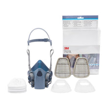 Σετ μισής μάσκας 3M™ Respiratory Protection, A2P3 R Filter, Large Mask 7523L | Χαρτοκιβώτιο (1 σετ)