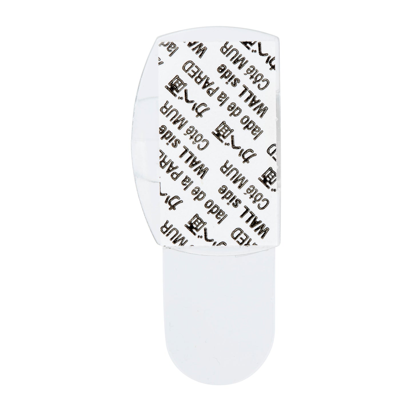 Η εικόνα δείχνει Command™ διάφανα κλιπ για στρογγυλά καλώδια (17017CLR, 4 κλιπ + 5 ταινίες) από την 3M Deutschland GmbH σε λευκό φόντο - ιδανικά για λύσεις στερέωσης καλωδίων.