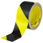 3M™ Tape Marking Tape 5702, Μαύρο/Κίτρινο, 50mm x 33m, 0,14mm | Συσκευασία (1 ρολό)