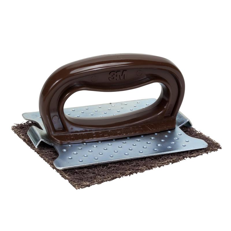 3M™ Scotch-Brite™ Heavy Duty Griddle Pad Holder 482, Καφέ:Μέταλλο, 102mm x 143mm, 10τμχ/θήκη | Συσκευασία (1 τεμάχιο)