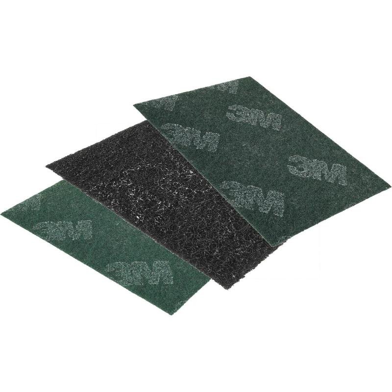 Scotch-Brite™ handpad CF-HP 7446, γκρι, 152 mm x 228 mm, S MED | Συσκευασία (20 τεμάχια)