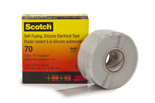 Scotch® 70 Silicone Rubber Tape Self Fusing Light Grey 25mm x 9m 0,3mm | Συσκευασία (1 ρολό)