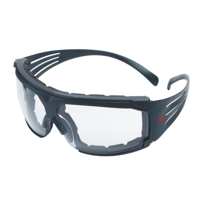 Γυαλιά ασφαλείας 3M™ SecureFit™ 600, γκρι κροτάφους, πλαίσιο αφρού, αντιθαμβωτική/αντιχαρακτική επίστρωση Scotchgard™ (K&N), διαφανής φακός, SF601SGAF/FI-EU | Συσκευασία (1 τεμάχιο)