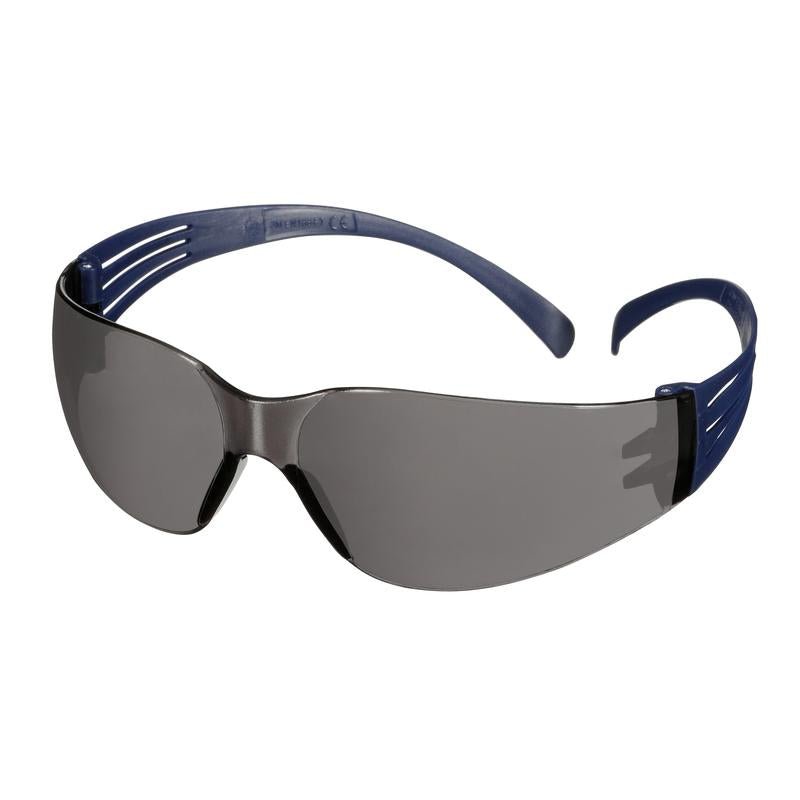 Γυαλιά ασφαλείας 3M™ SecureFit™ 100, Μπλε κρόταφοι, επίστρωση κατά των γρατσουνιών/αντιομίχλης, γκρι φακός, SF102AF-BLU-EU, 20 ανά συσκευασία | Συσκευασία (1 τεμάχιο)