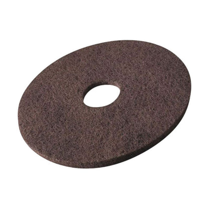 Οι δίσκοι δαπέδου Vileda Professional DynaCross Superpads της Vileda GmbH είναι στρογγυλά καφέ σφουγγάρια τρίψιμου με τραχιά δομή και κεντρική τρύπα, ιδανικά για φροντίδα δαπέδου. Είναι σχεδιασμένα για μηχανές καθαρισμού δαπέδου και προσφέρουν εξαιρετική αντοχή στα χημικά.