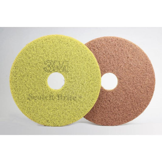3M™ Scotch-Brite™ Diamond Machine Pad Ocher - Pads Cleaning Floor