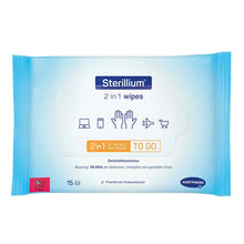 Μαντηλάκια Sterillium® 2 σε 1 | Συσκευασία (15 τεμάχια)