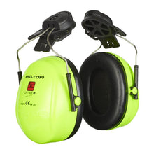 Ωτοασπίδες 3M™ PELTOR™ Optime™ II, χρώμα υψηλής ορατότητας, βάση κράνους, H520P3E-467-GB | Συσκευασία (1 τεμάχιο)